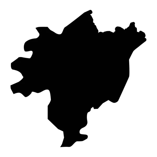 アガタバディ地区マップ アゼルバイジャンの行政区画 — ストックベクタ