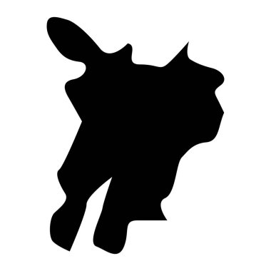 Ganja bölge haritası, Azerbaycan idari bölümü.