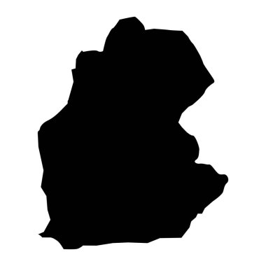 Dashkasan bölge haritası, Azerbaycan idari bölümü.