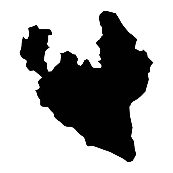Karte Des Distrikts Gadabay Verwaltungsbezirk Von Aserbaidschan — Stockvektor