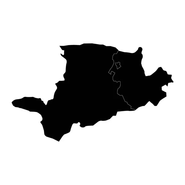 Kalbajar区地图 阿塞拜疆行政区划 — 图库矢量图片