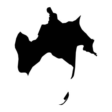 Neftchala bölge haritası, Azerbaycan idari bölümü.