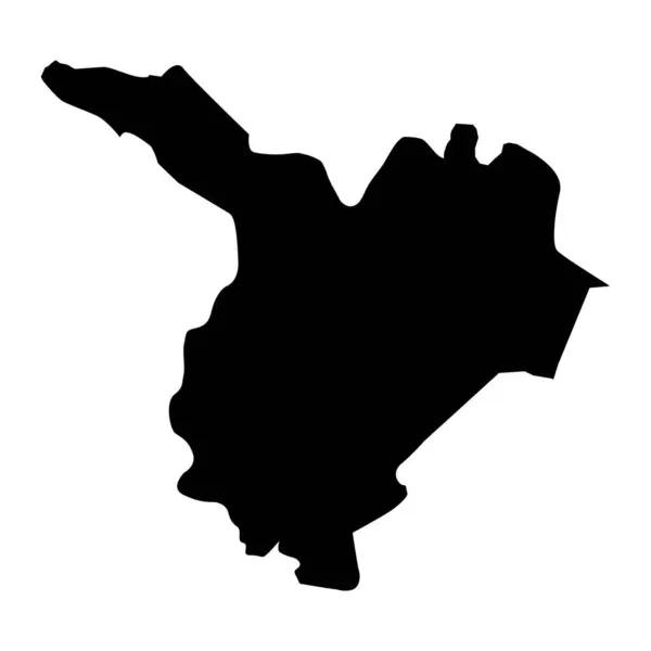Samukh District Map Administrative Division Azerbaijan — 图库矢量图片