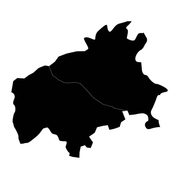 Карта Тартарского Района Административное Деление Азербайджана — стоковый вектор