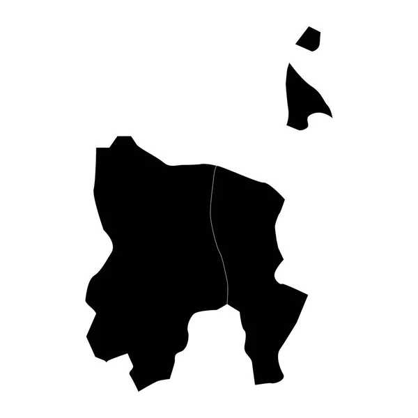 Карта Шушинского Района Административное Деление Азербайджана — стоковый вектор