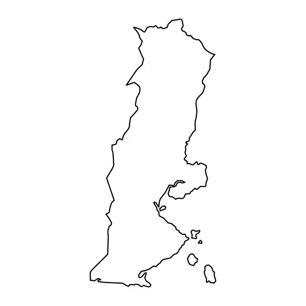 Union省地图 萨尔瓦多行政区划 — 图库矢量图片