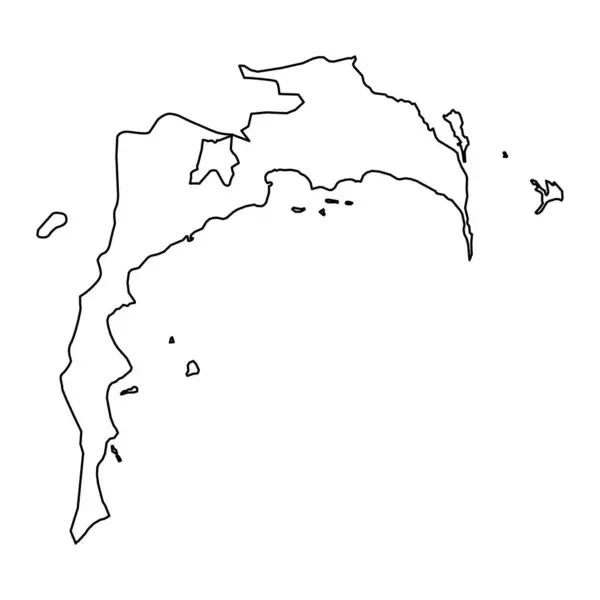 Карта Бакинского Района Административное Деление Азербайджана — стоковый вектор