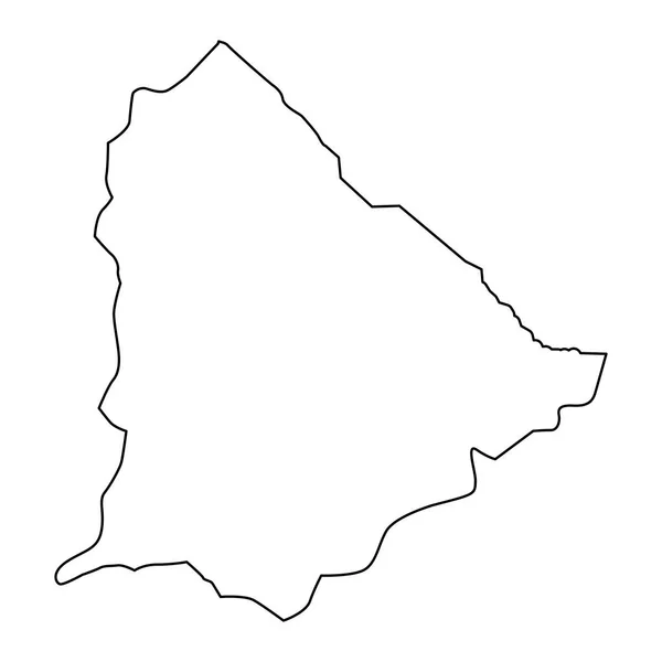 Karte Des Distrikts Gobustan Verwaltungseinheit Von Aserbaidschan — Stockvektor