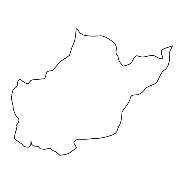 Balakan Mapa Distrito División Administrativa Azerbaiyán — Vector de stock