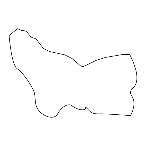 Carte Ville Mingachevir Division Administrative Azerbaïdjan — Image vectorielle