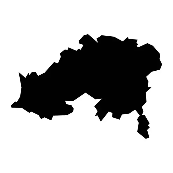 バトナ州マップ アルジェリアの行政区画 — ストックベクタ
