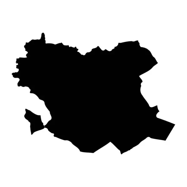 Карта Провинции Саида Административное Деление Алжира — стоковый вектор