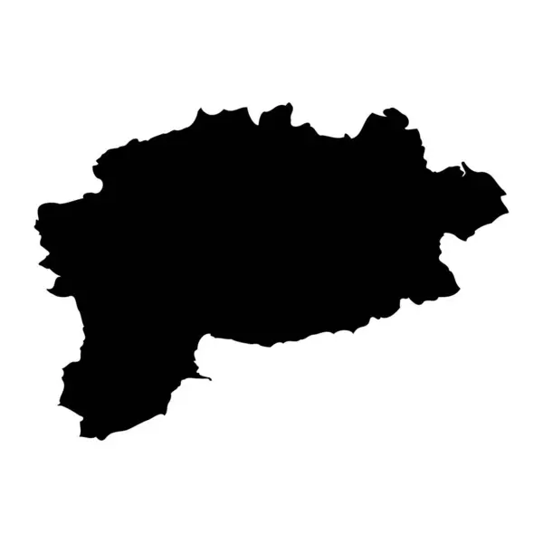 Guelma Mapa Província Divisão Administrativa Argélia — Vetor de Stock