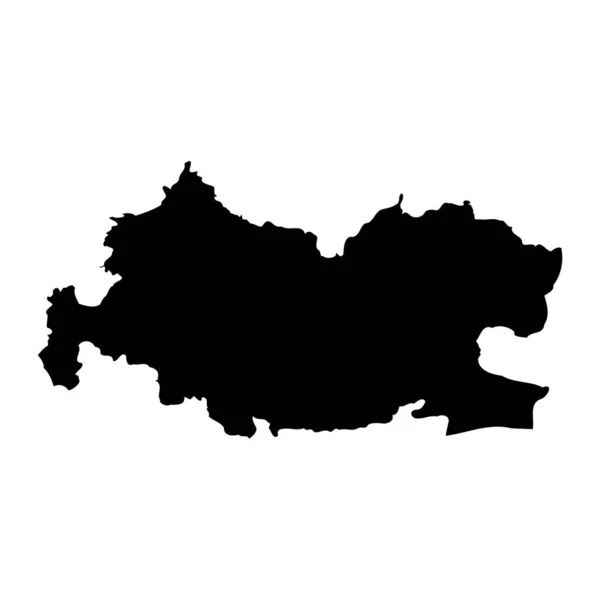 Карта Провинции Тисемсилт Административное Деление Алжира — стоковый вектор