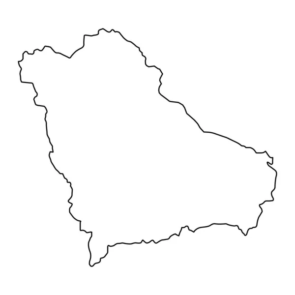 Gegharkunik Tartomány Térképe Örményország Közigazgatási Körzete — Stock Vector