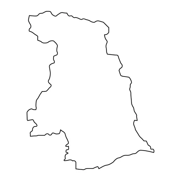 Mappa Della Provincia Kotayk Divisione Amministrativa Dell Armenia — Vettoriale Stock