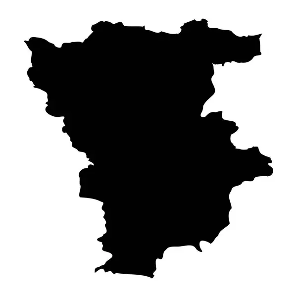 Mila Mapa Província Divisão Administrativa Argélia — Vetor de Stock