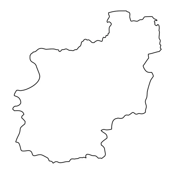 Cuanza Norte Province Map Administrative Division Angola — Stock Vector