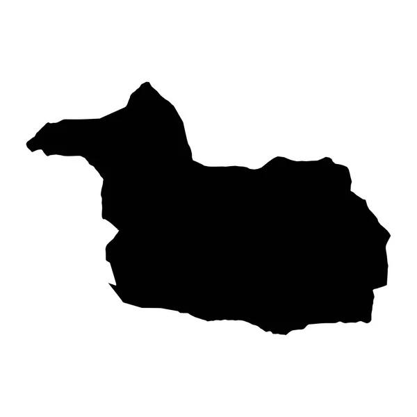 Mapa Sant Julia Loria Divisão Administrativa Principado Andorra —  Vetores de Stock