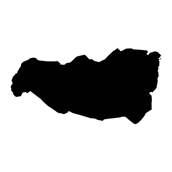 Енкамп Карта Адміністративний Поділ Князівства Андорра — стоковий вектор