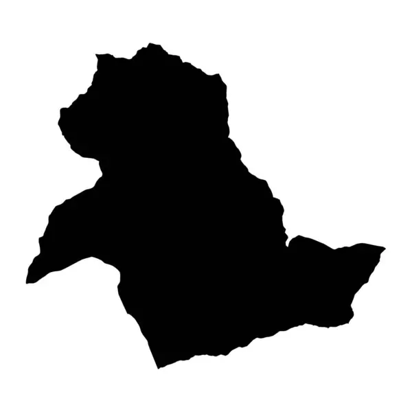 Karte Von Massana Verwaltungsbezirk Des Fürstentums Andorra — Stockvektor