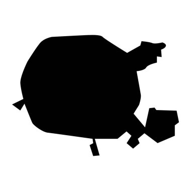 Minsk şehir haritası, Belarus idari bölümü.