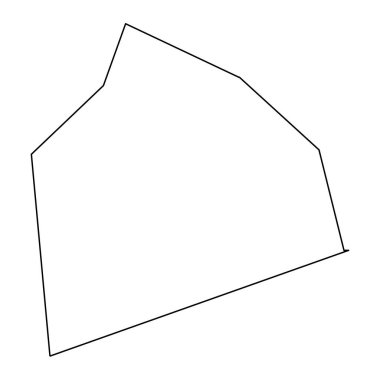 Saint Thomas haritası, Barbados idari bölümü.