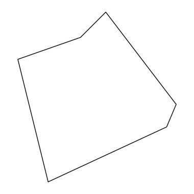 Aziz George haritası, Barbados idari bölümü.