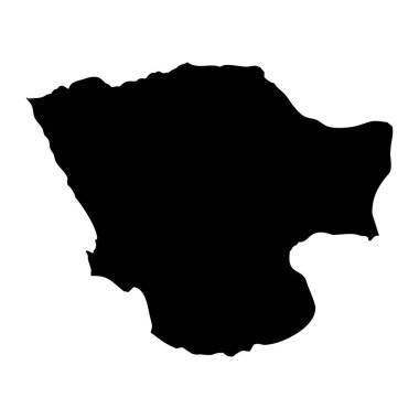 Bengo eyalet haritası, Angola idari bölümü.