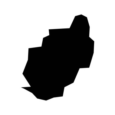 Harare şehir haritası, Zimbabwe idari bölümü. Vektör illüstrasyonu.