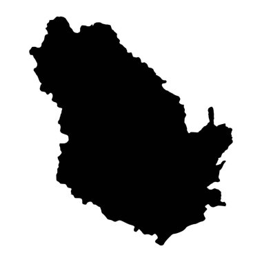Phongsaly eyalet haritası, Lao Halkı Demokratik Cumhuriyeti idari bölümü. Vektör illüstrasyonu.