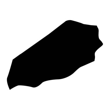 Vadi al Hayaa bölge haritası, Libya idari bölümü. Vektör illüstrasyonu.