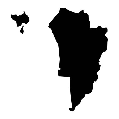 Kedah eyalet haritası, Malezya idari bölümü. Vektör illüstrasyonu.