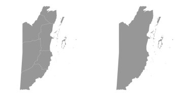 Haritayı idari bölümlerle Belize et.