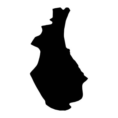 Sousse Valiliği haritası, Tunus idari bölümü. Vektör illüstrasyonu.