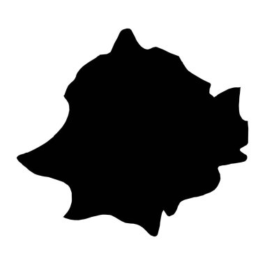 Zaghouan Valiliği haritası, Tunus idari bölümü. Vektör illüstrasyonu.