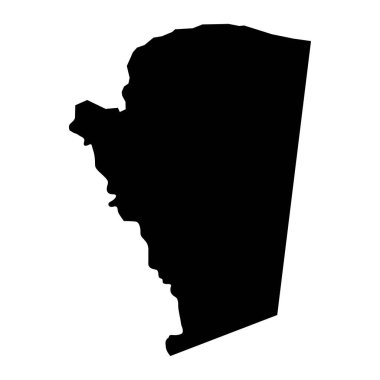 St. James Parish haritası, Jamaika idari bölümü. Vektör illüstrasyonu.