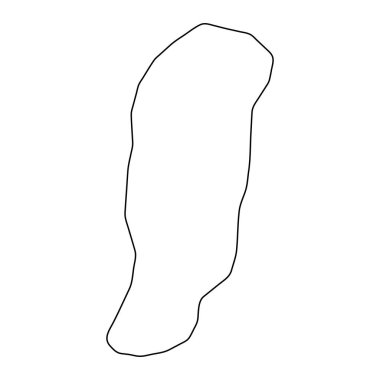 Redonda haritası, Antigua ve Barbuda 'nın bir parçası..