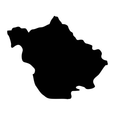 Vinh Phuc eyalet haritası, Vietnam idari bölümü. Vektör illüstrasyonu.