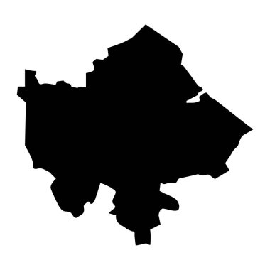 Quang Tri eyalet haritası, Vietnam 'ın idari bölümü. Vektör illüstrasyonu.