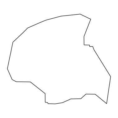 Mongmong Toto Maite belediye haritası, Guam 'ın idari bölümü. Vektör illüstrasyonu.