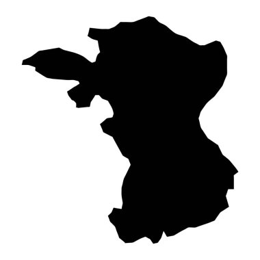 Soro Municipality map, administrative division of Denmark. Vector illustration. clipart