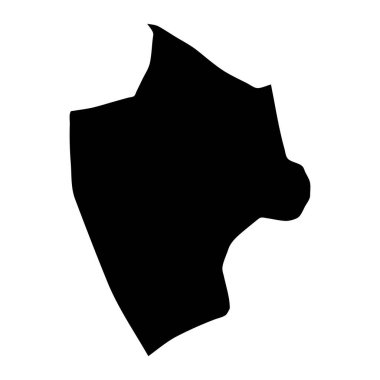 Albertslund Belediyesi haritası, Danimarka idari bölümü. Vektör illüstrasyonu.