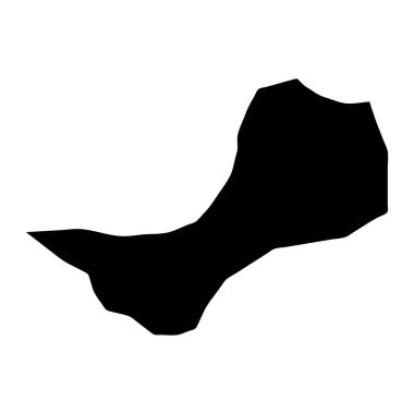 Dragor Belediyesi haritası, Danimarka idari bölümü. Vektör illüstrasyonu.