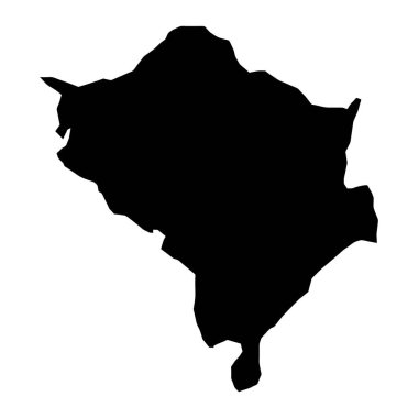 Faxe Belediyesi haritası, Danimarka idari bölümü. Vektör illüstrasyonu.