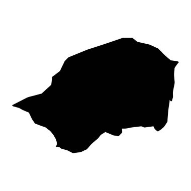 Gribskov Belediyesi haritası, Danimarka idari bölümü. Vektör illüstrasyonu.