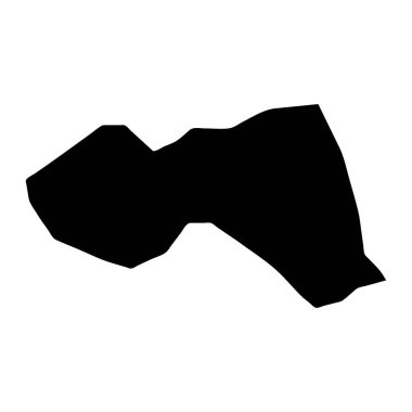 Horsholm Belediyesi haritası, Danimarka idari bölümü. Vektör illüstrasyonu.