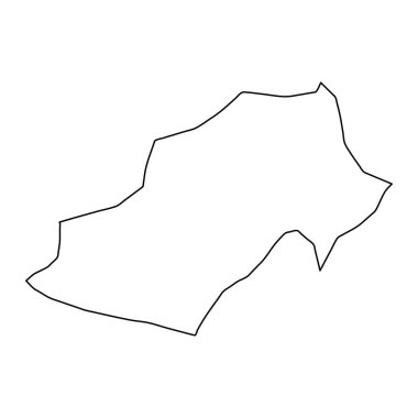 Allerod Belediyesi haritası, Danimarka idari bölümü. Vektör illüstrasyonu.