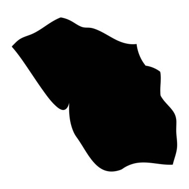 Mosteiros belediye haritası, Cape Verde 'nin idari bölümü. Vektör illüstrasyonu.