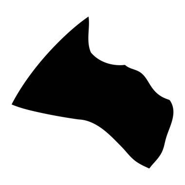 Paul belediye haritası, Cape Verde idari bölümü. Vektör illüstrasyonu.